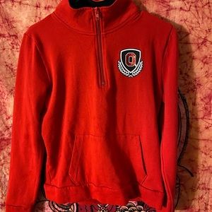 Buckeyes PINK half zip